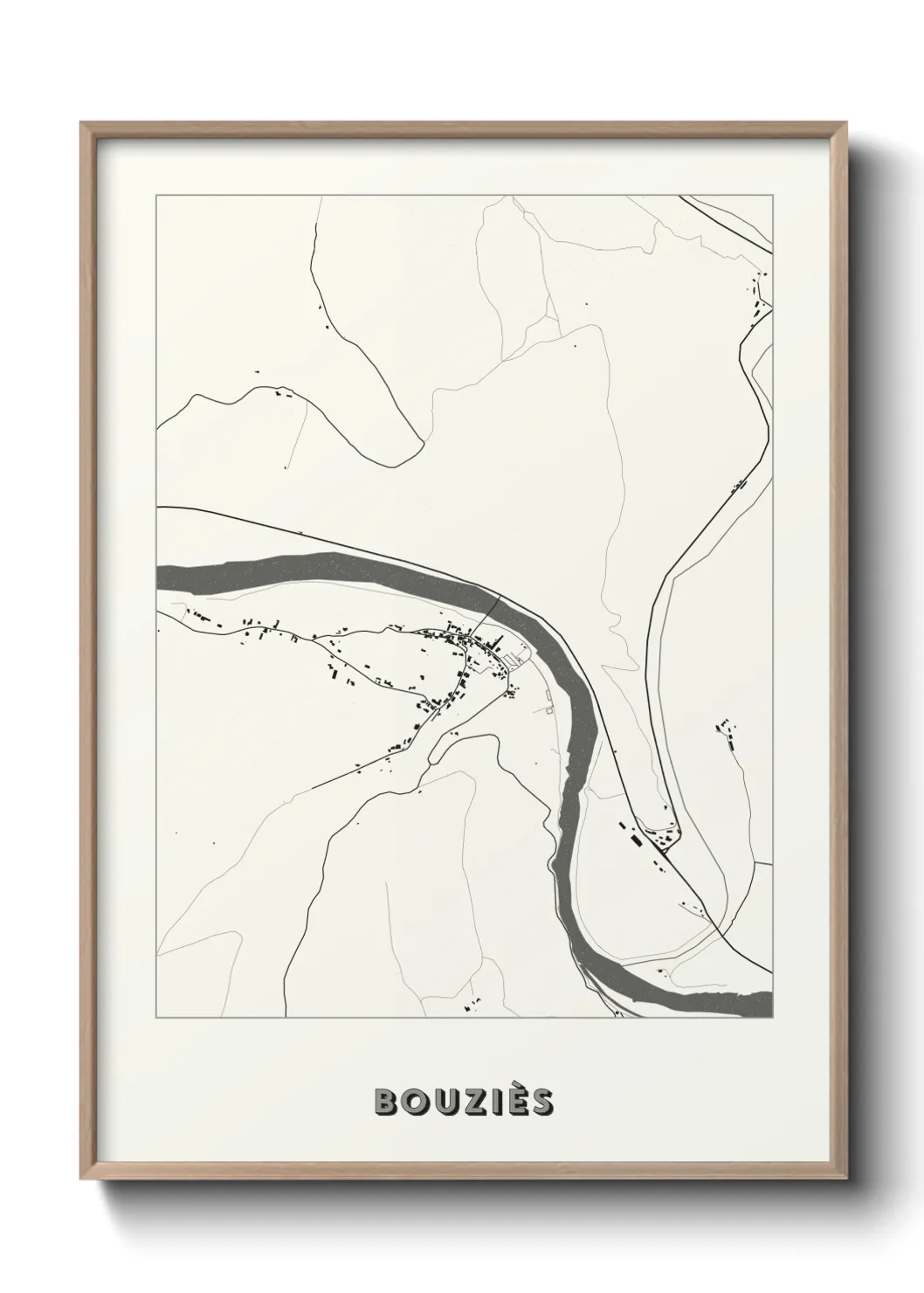 Un poster carteBouziès