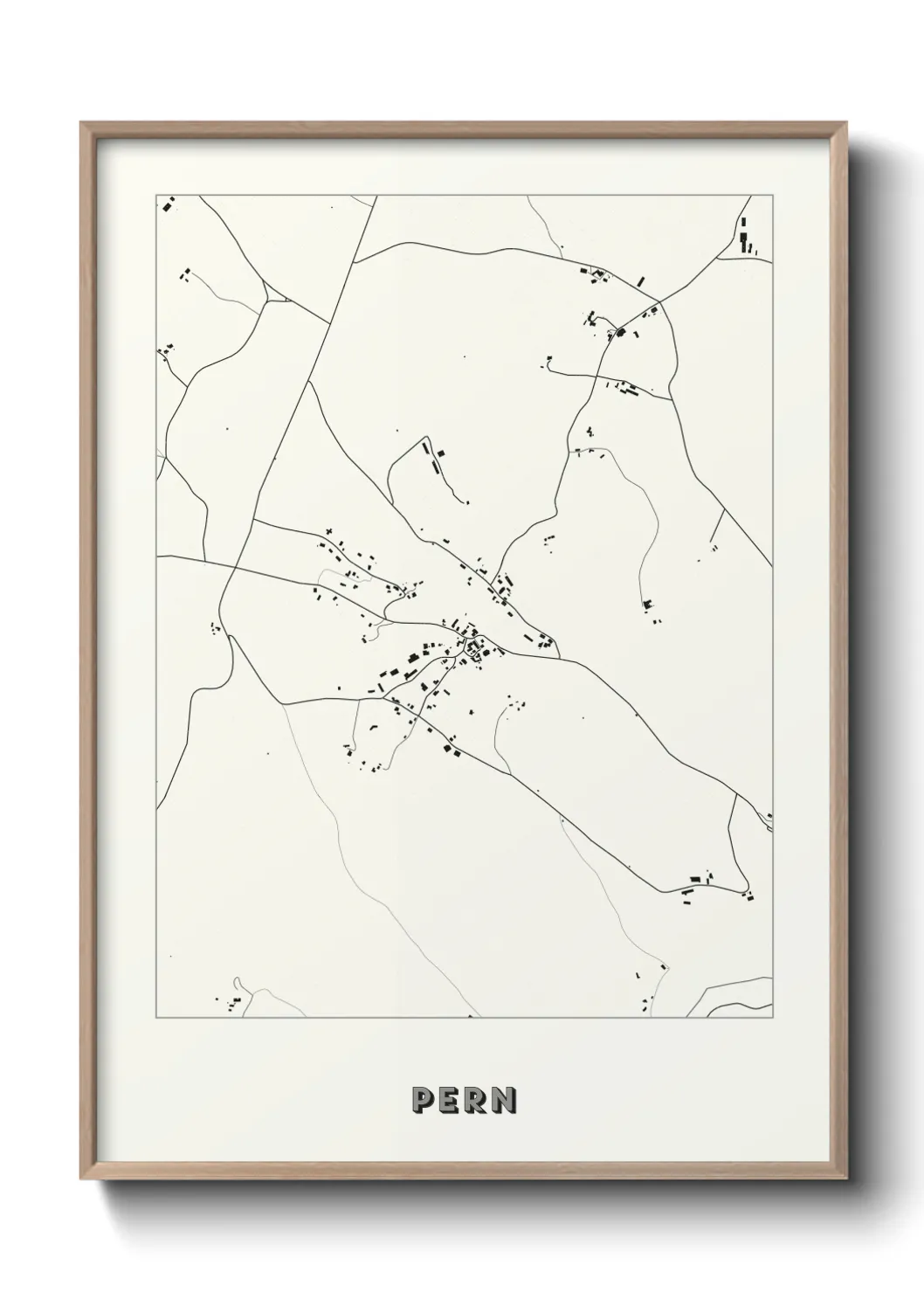 Une affiche de carte sur Pern