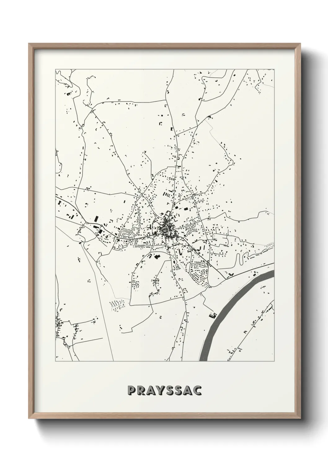 Un poster cartePrayssac