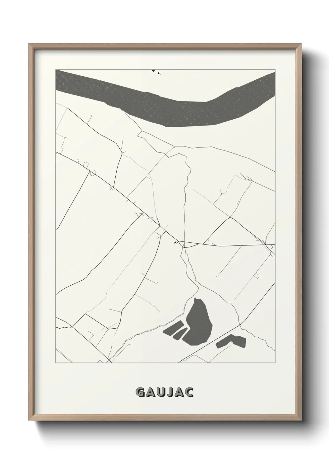 Un poster carteGaujac