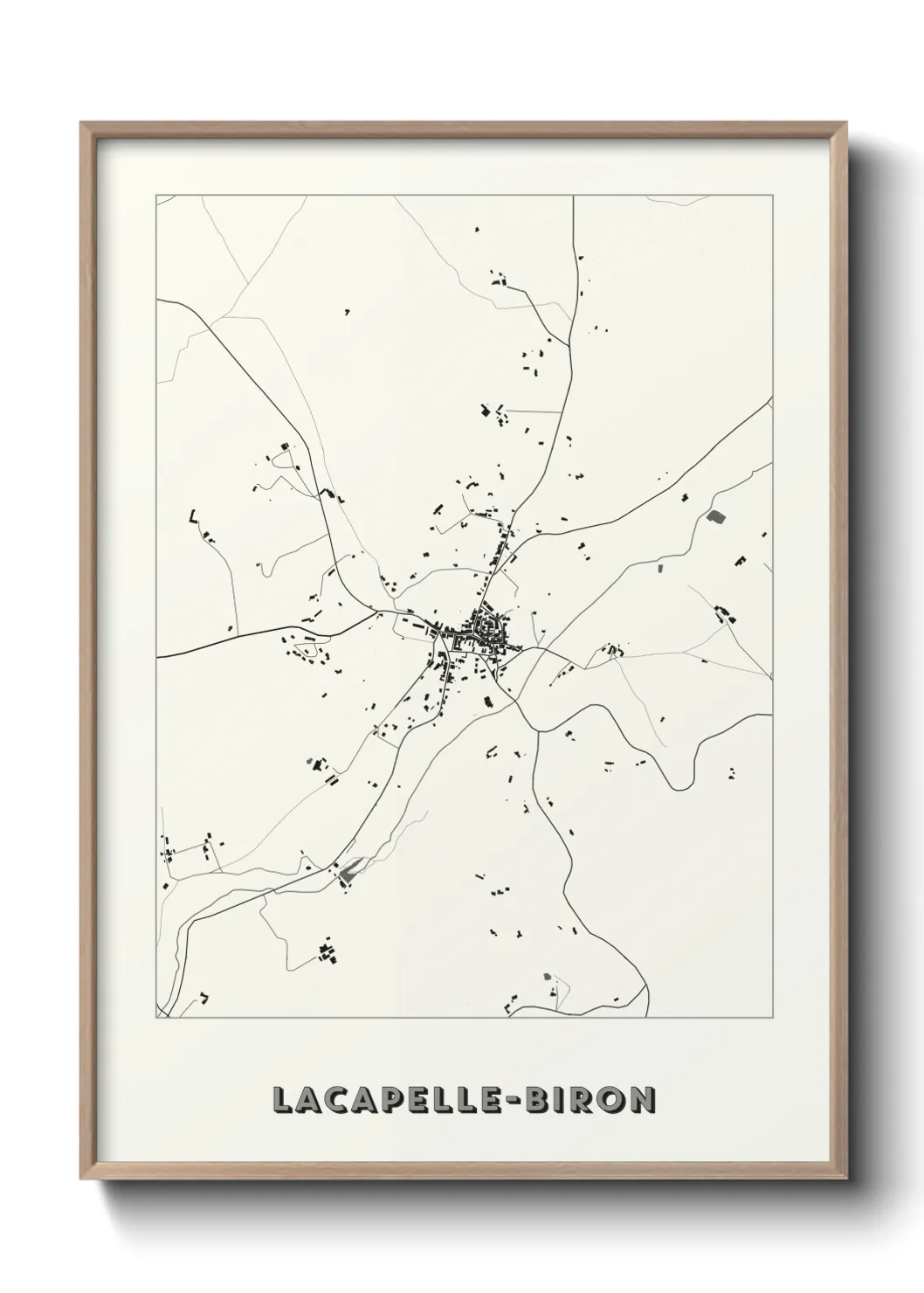 Un poster carteLacapelle-Biron