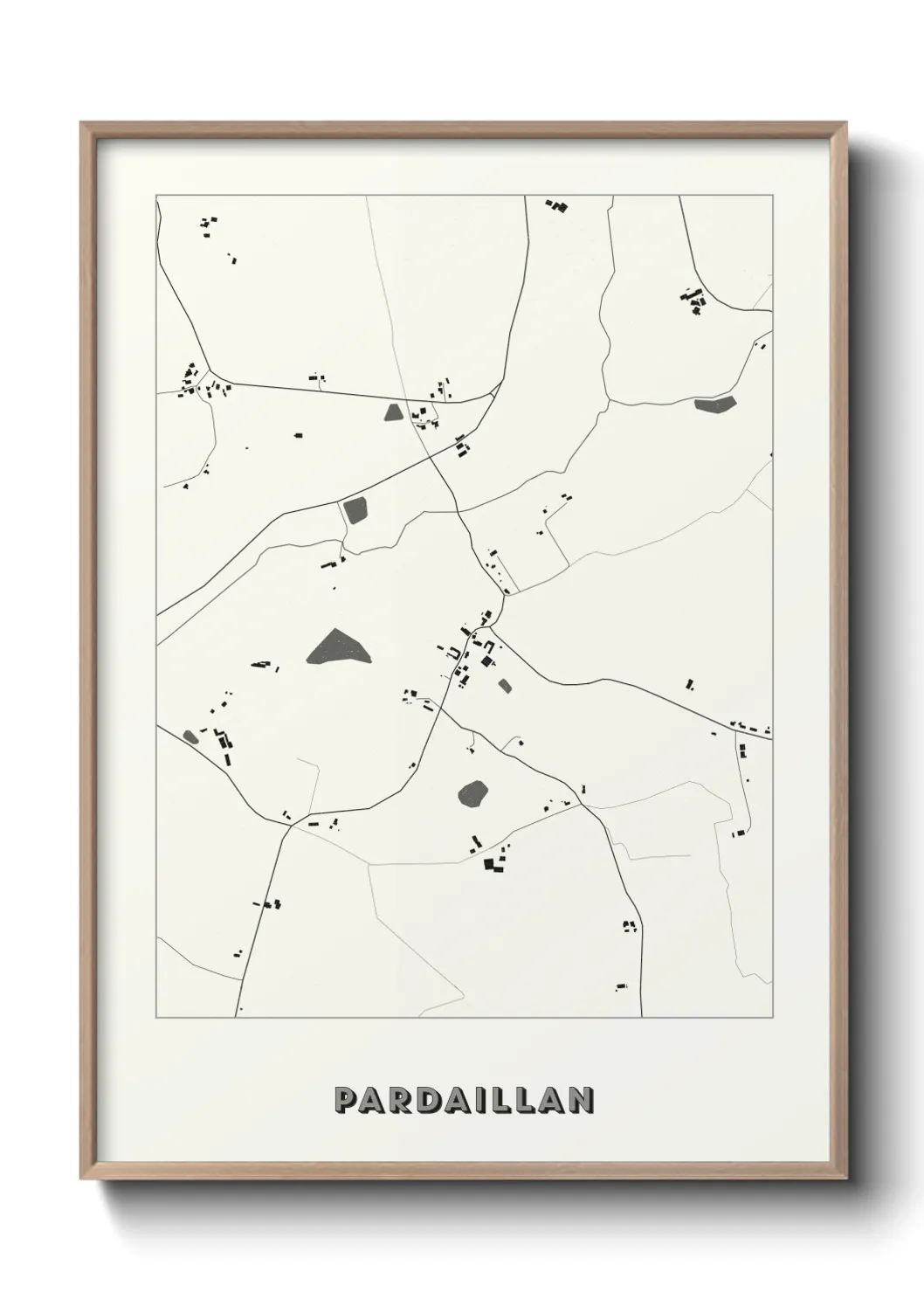 Une affiche de carte sur Pardaillan