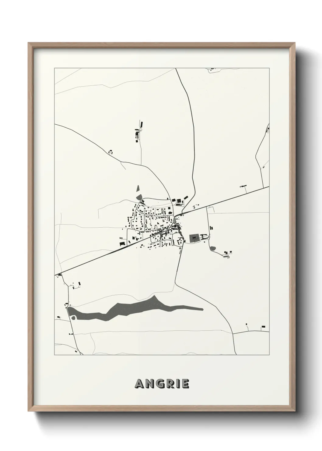 Une affiche de carte sur Angrie