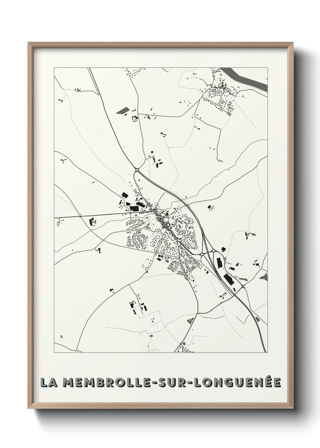 Un poster carteLa Membrolle-sur-Longuenée