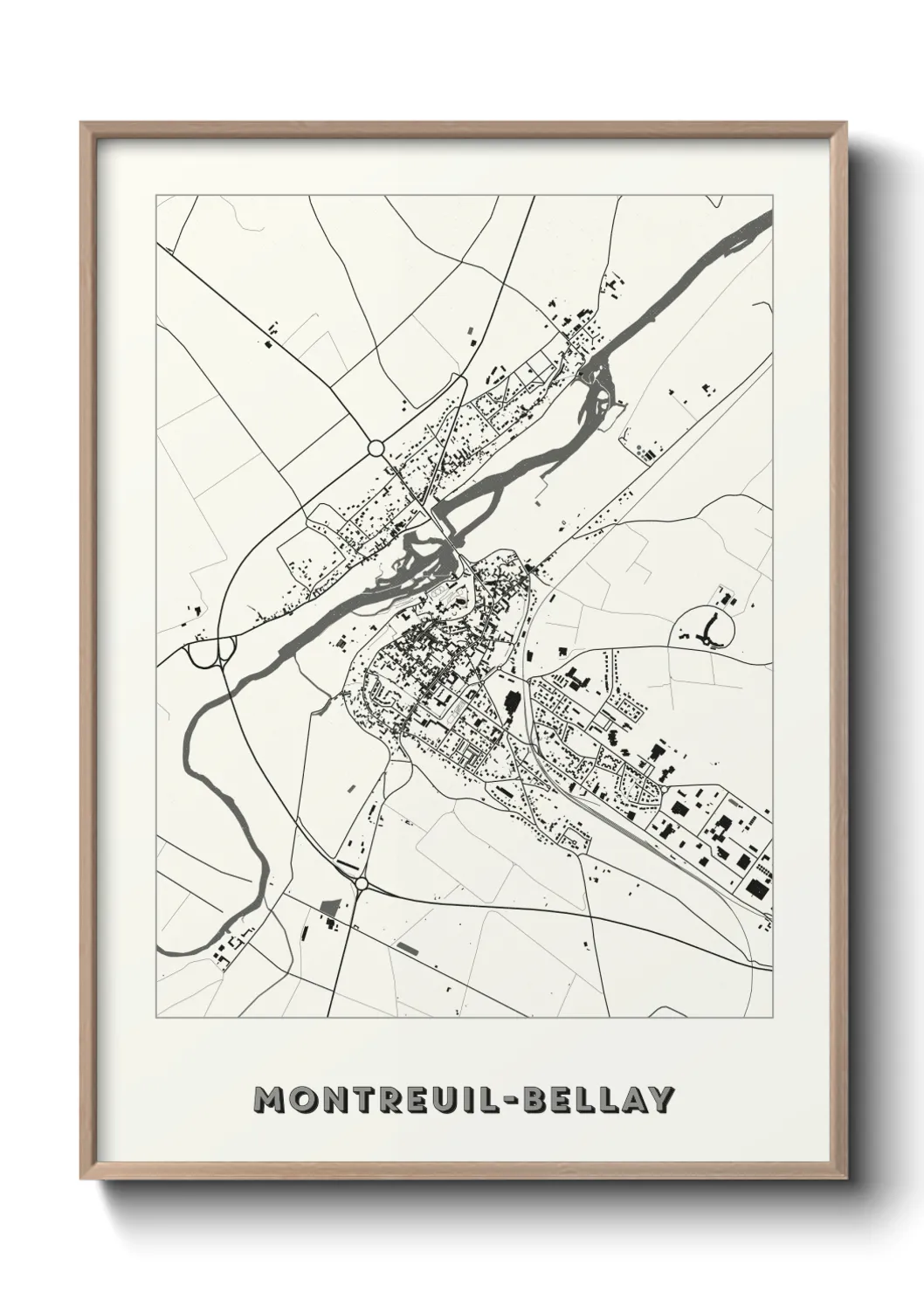 Un poster carteMontreuil-Bellay