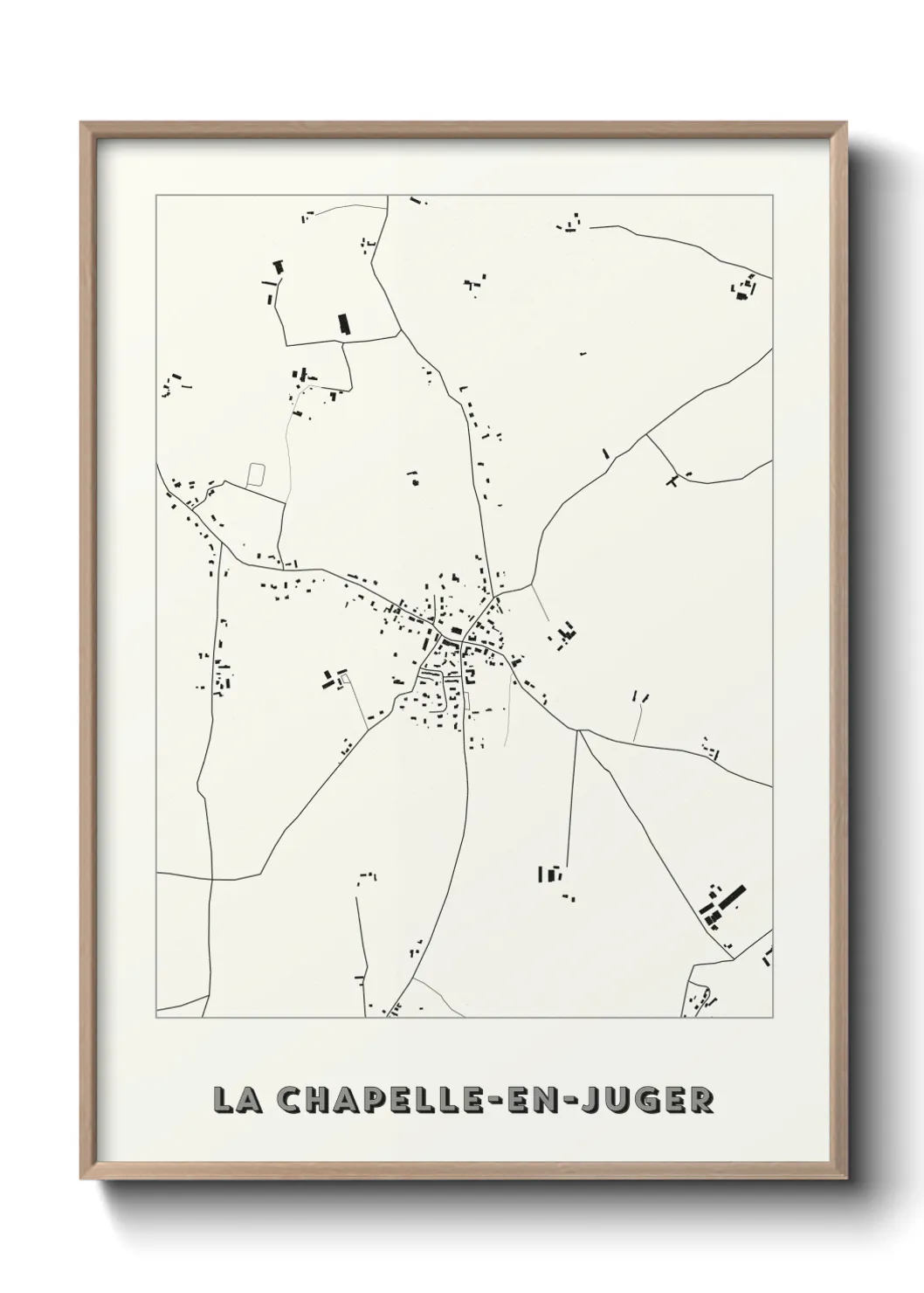 Un poster carteLa Chapelle-en-Juger
