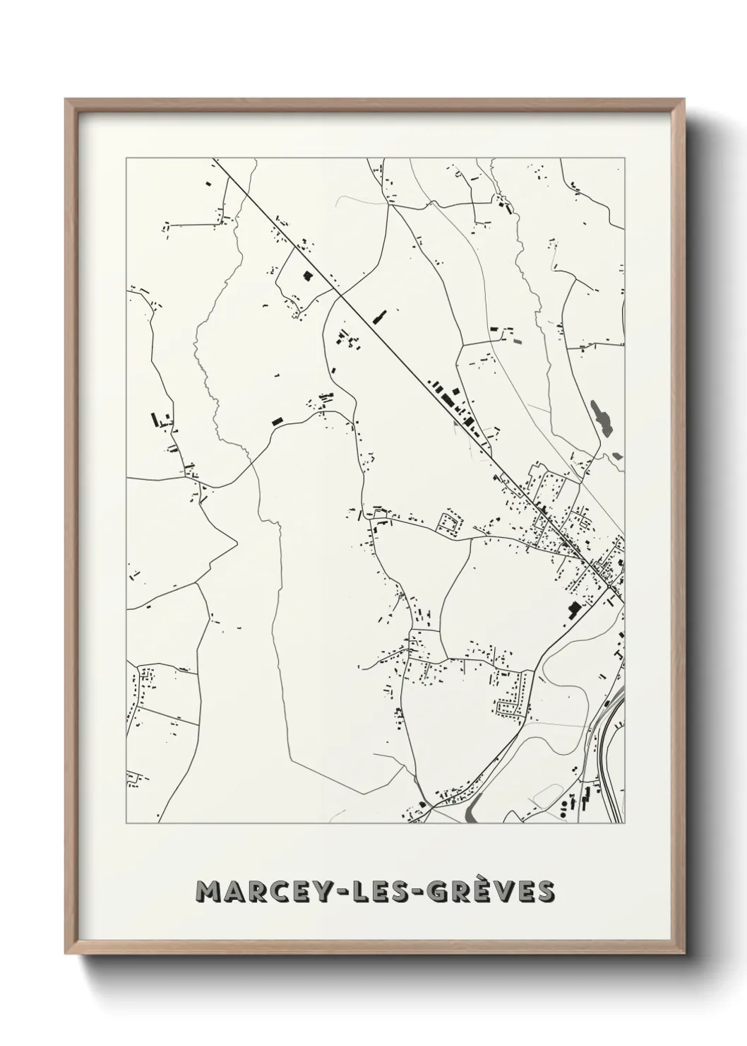 Un poster carteMarcey-les-Grèves