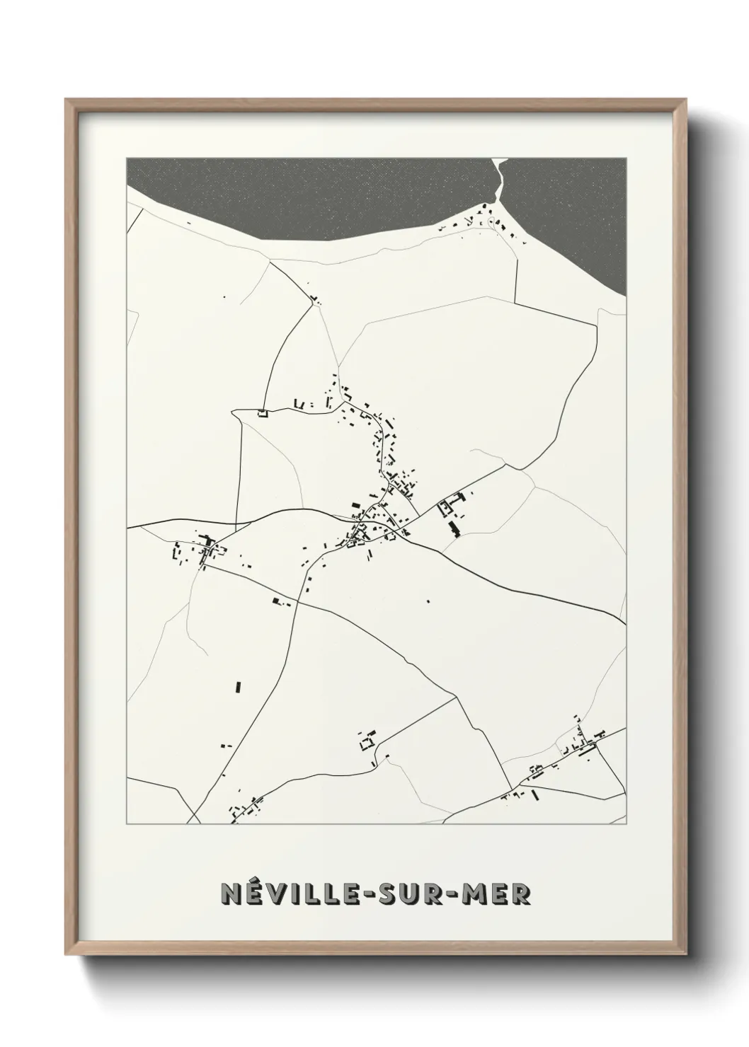 Un poster carteNéville-sur-Mer