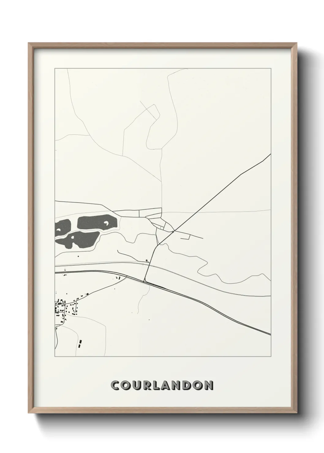 Un poster carteCourlandon