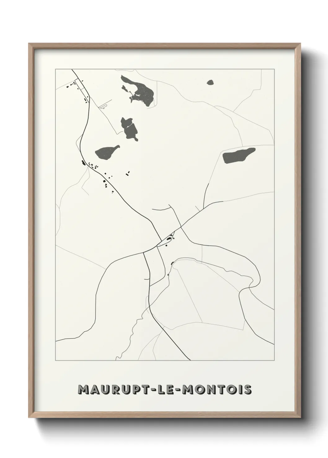 Un poster carteMaurupt-le-Montois