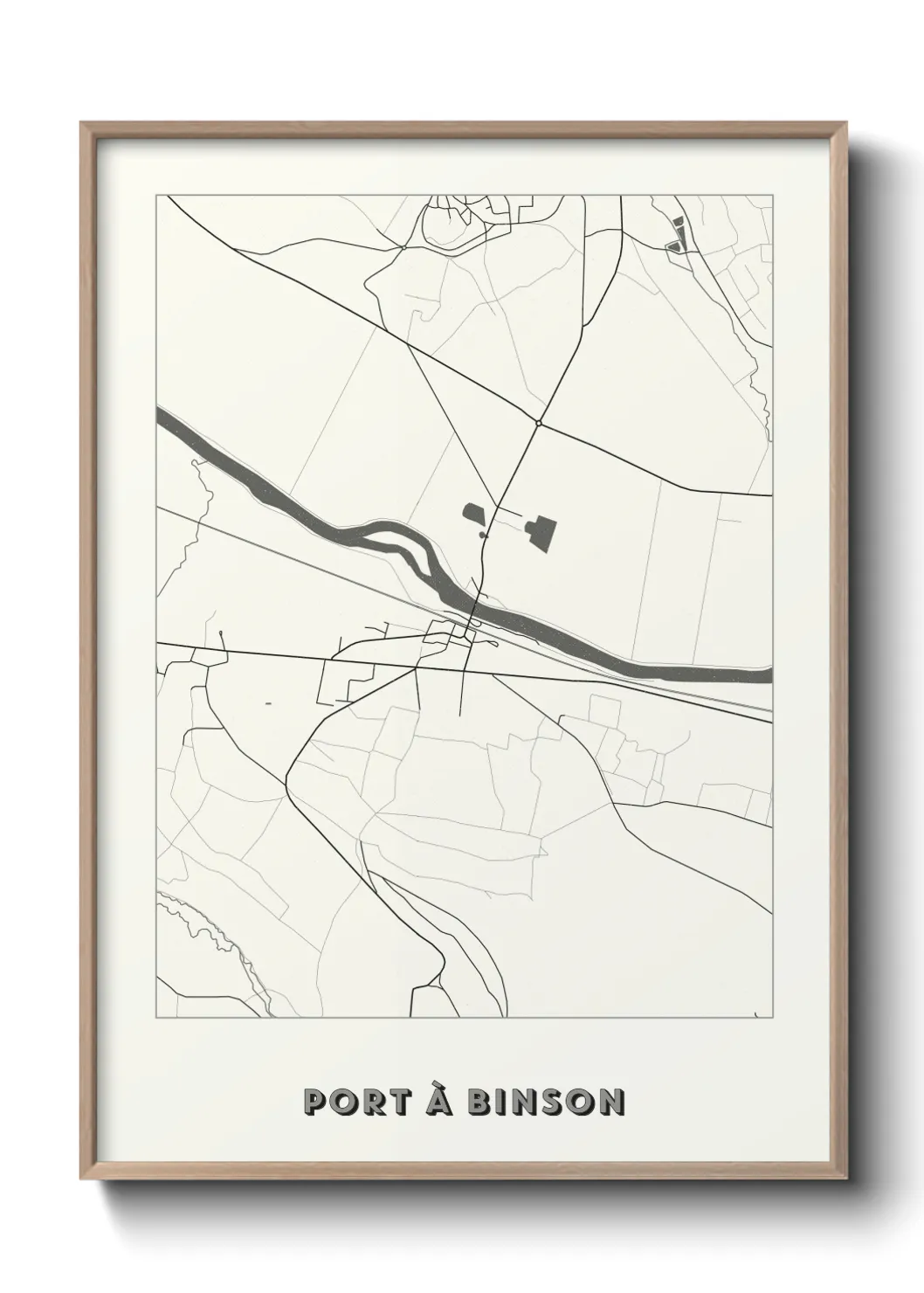 Un poster cartePort à Binson