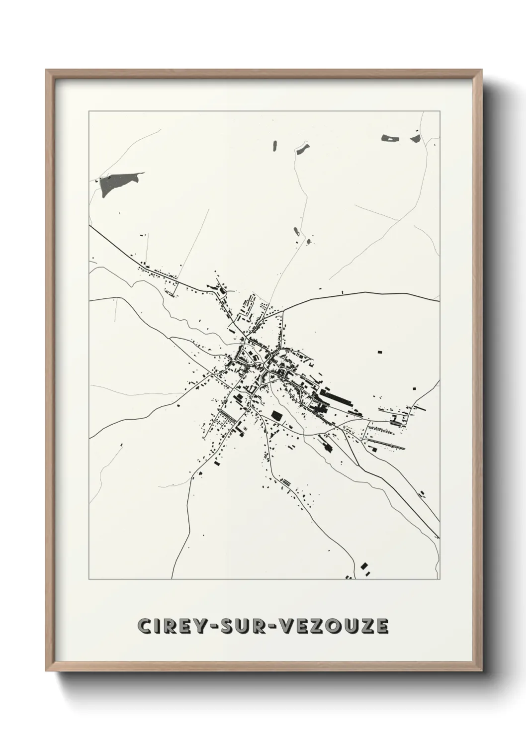 Un poster carteCirey-sur-Vezouze