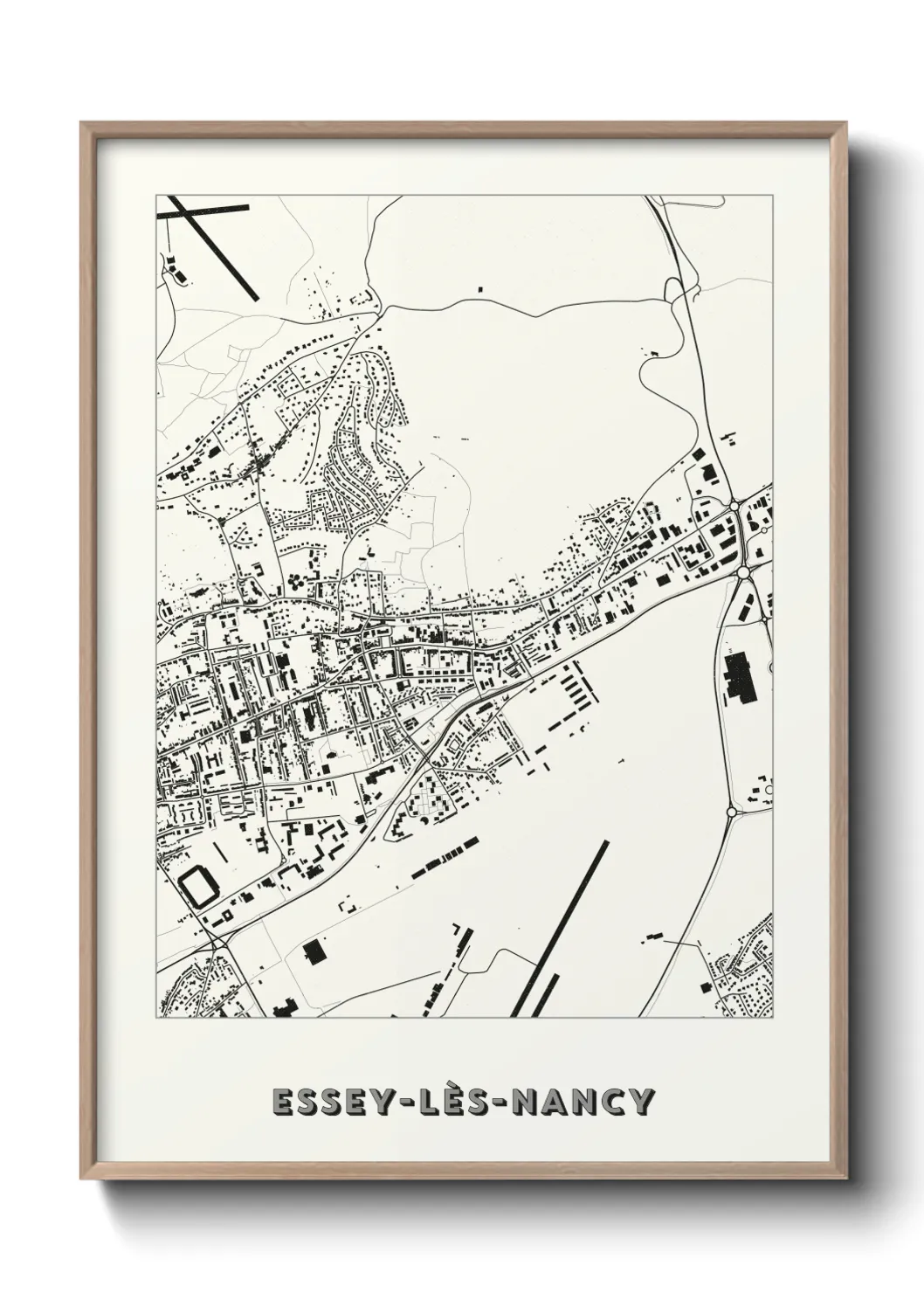 Un poster carteEssey-lès-Nancy