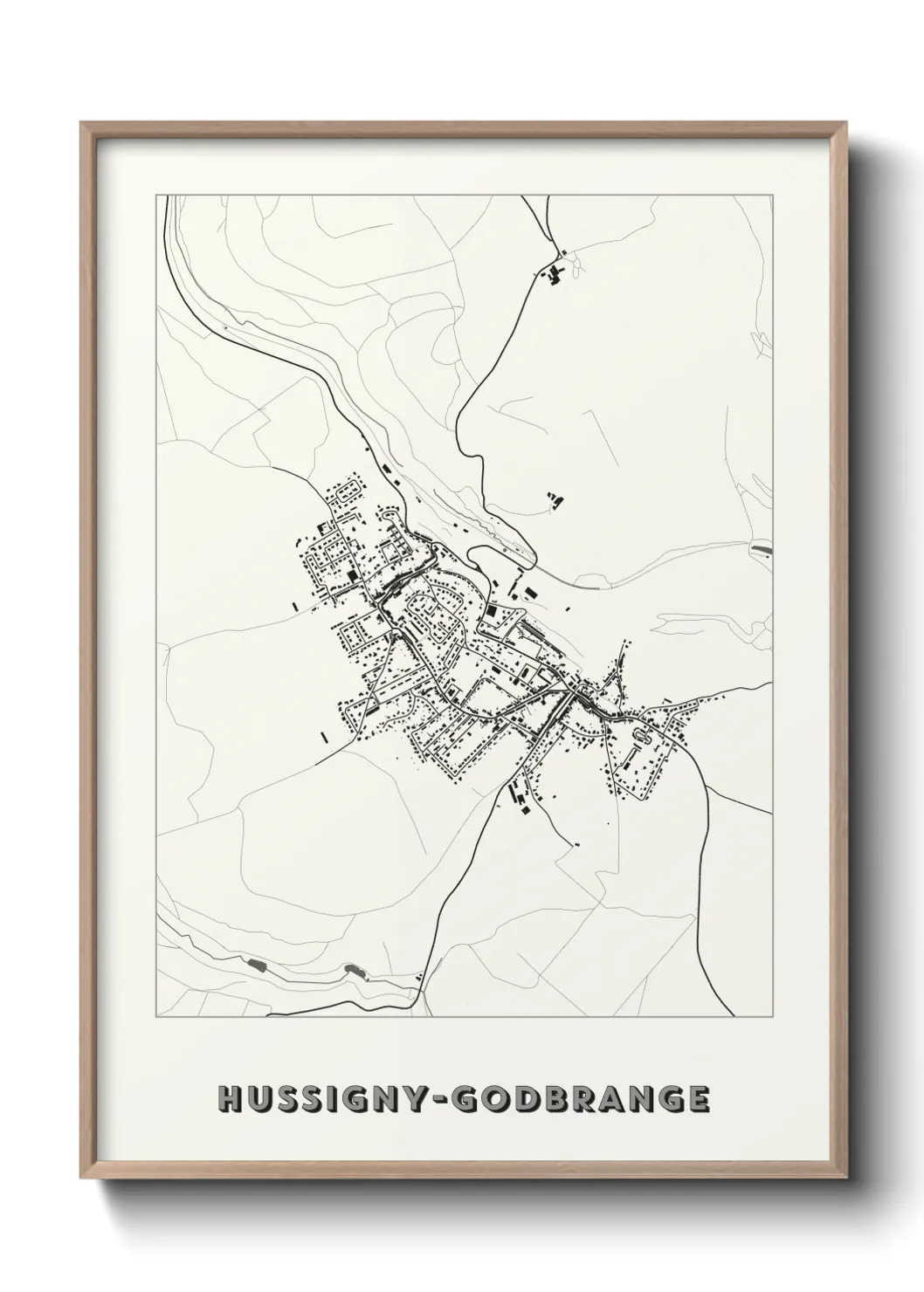 Un poster carteHussigny-Godbrange