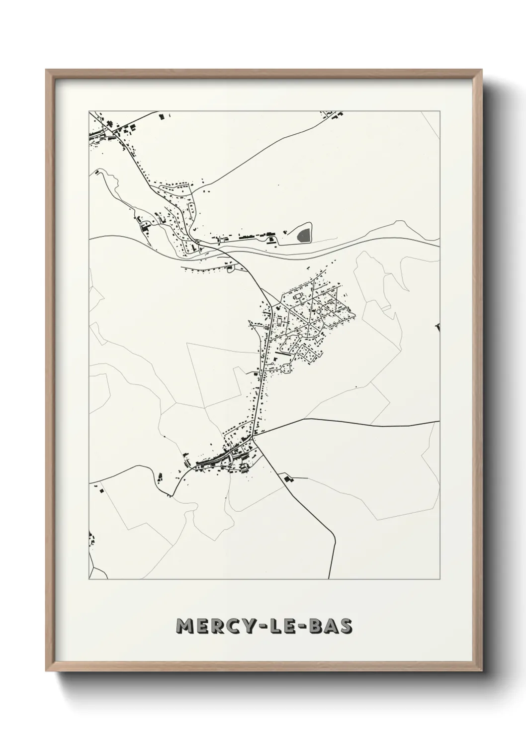 Un poster carteMercy-le-Bas