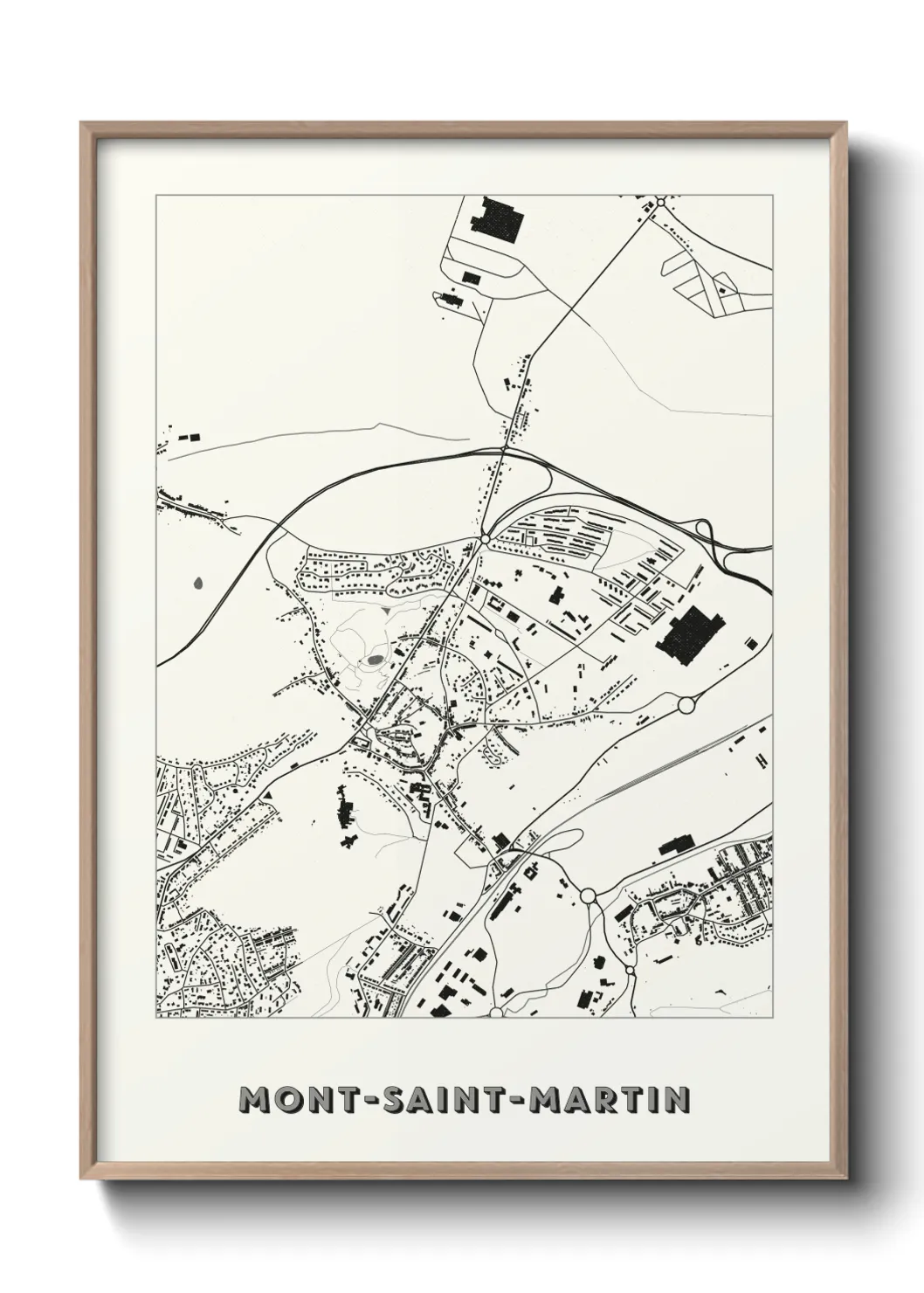 Un poster carteMont-Saint-Martin