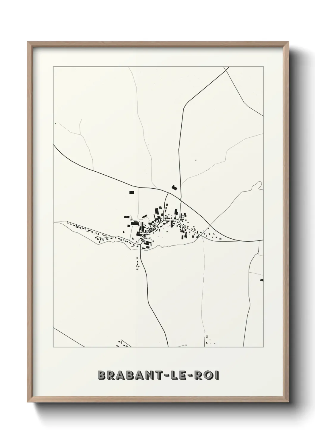 Un poster carteBrabant-le-Roi