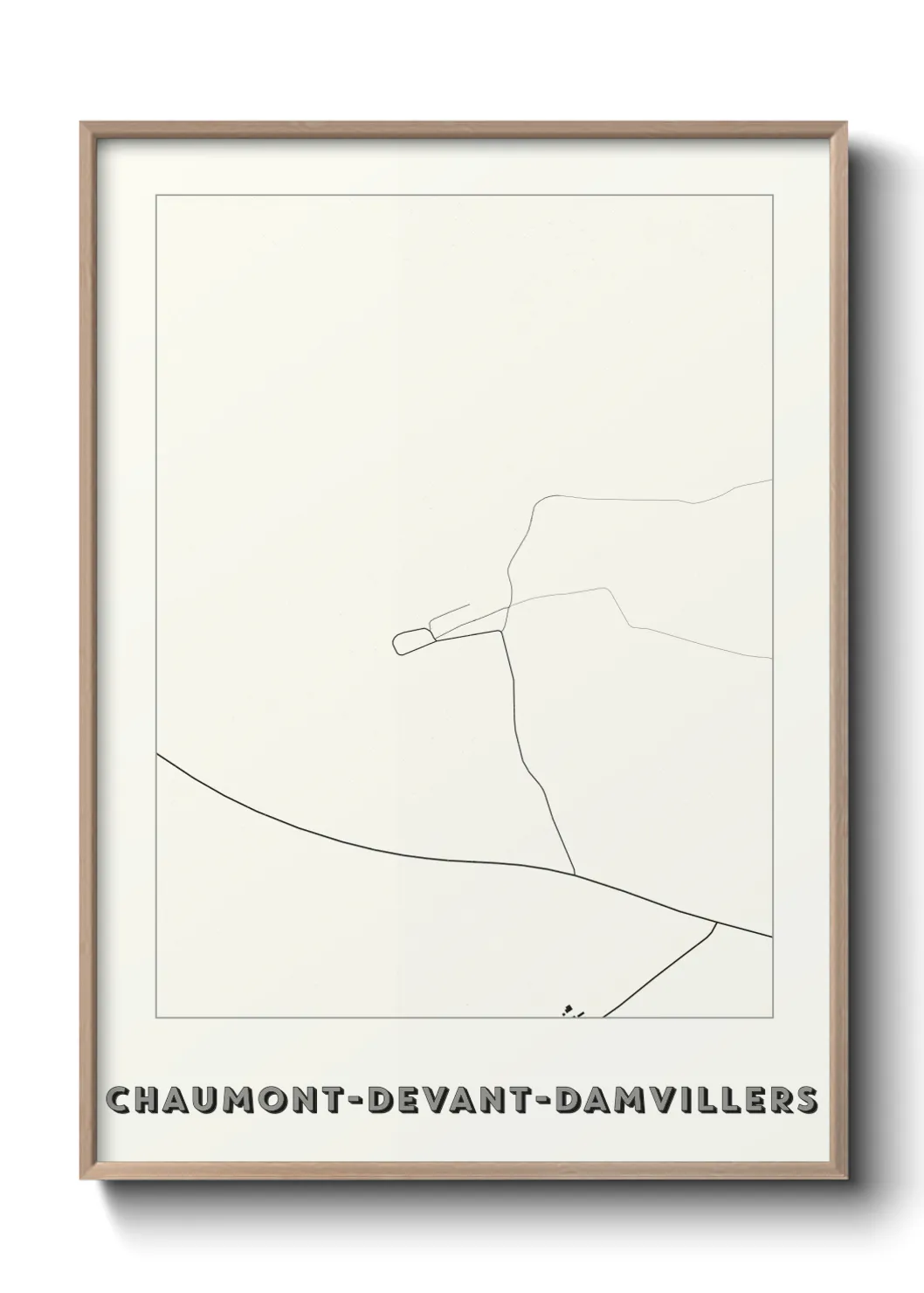 Un poster carteChaumont-devant-Damvillers