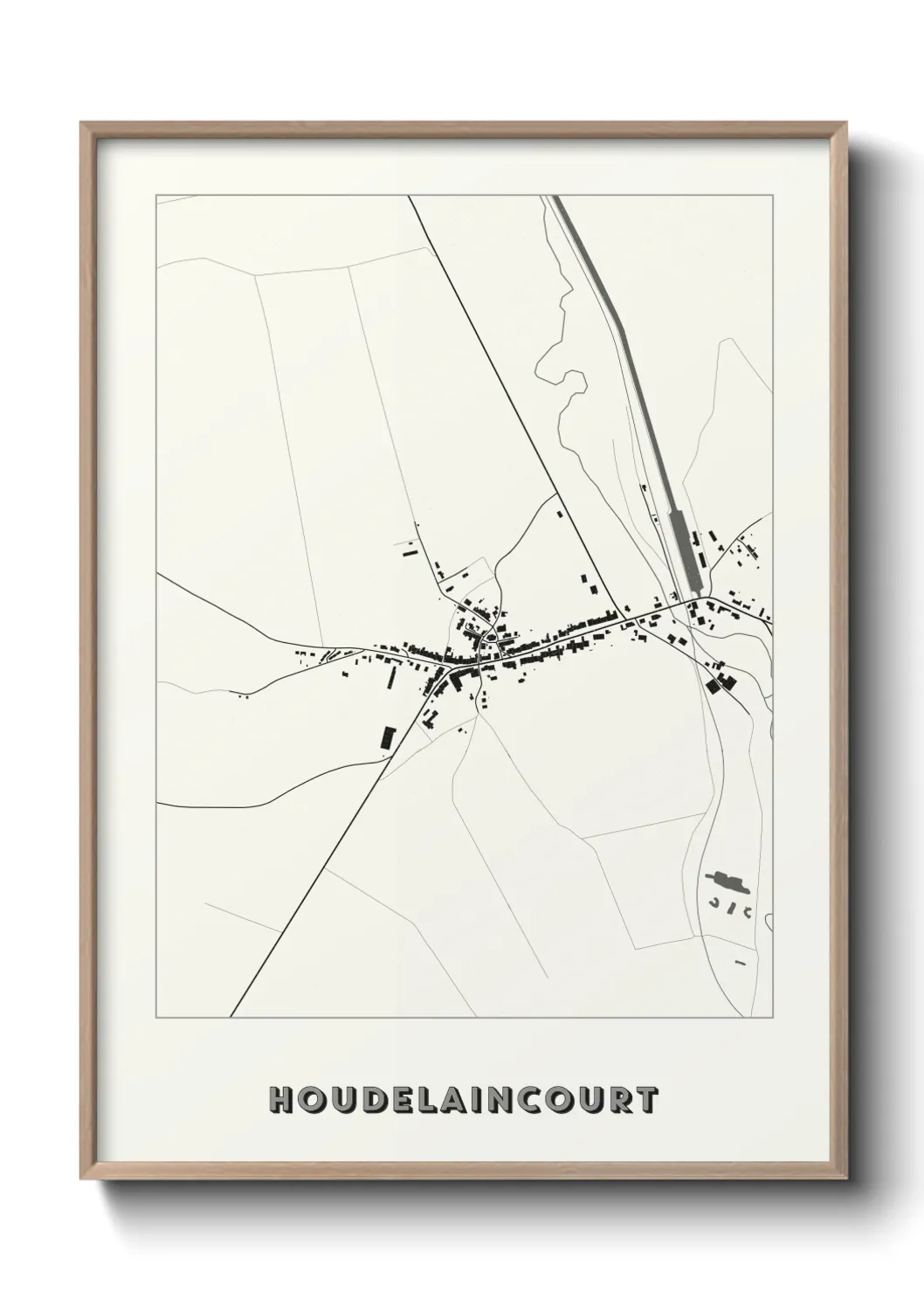 Un poster carteHoudelaincourt