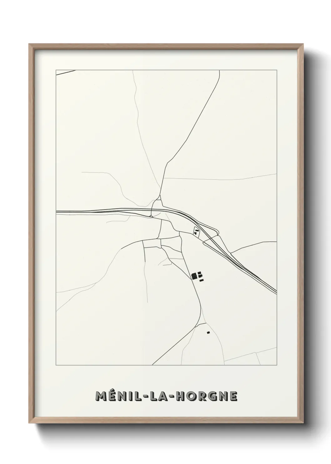 Un poster carteMénil-la-Horgne