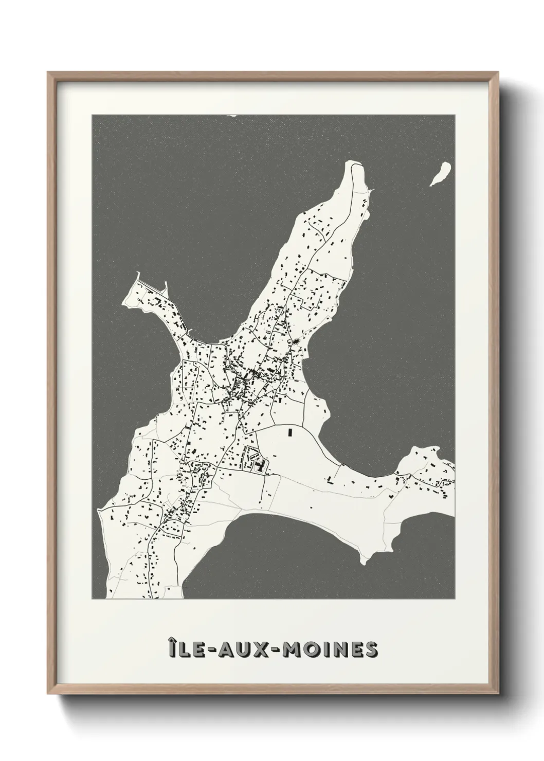 Un poster carteÎle-aux-Moines
