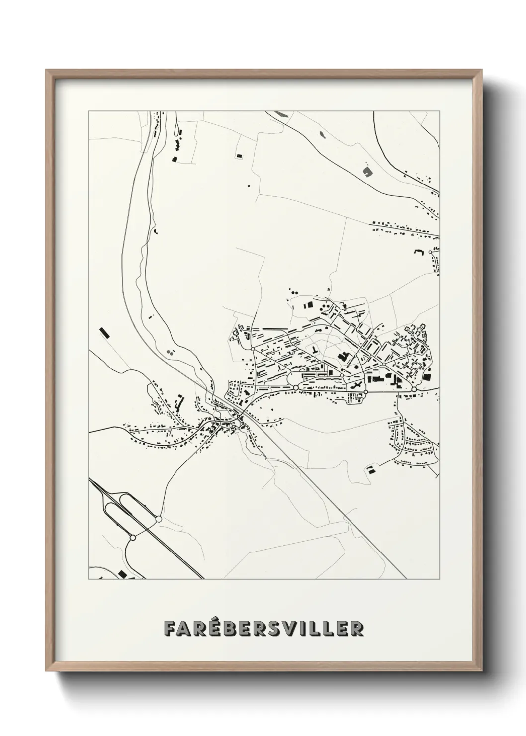 Un poster carteFarébersviller