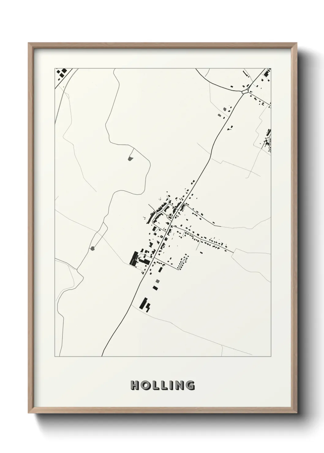 Une affiche de carte sur Holling