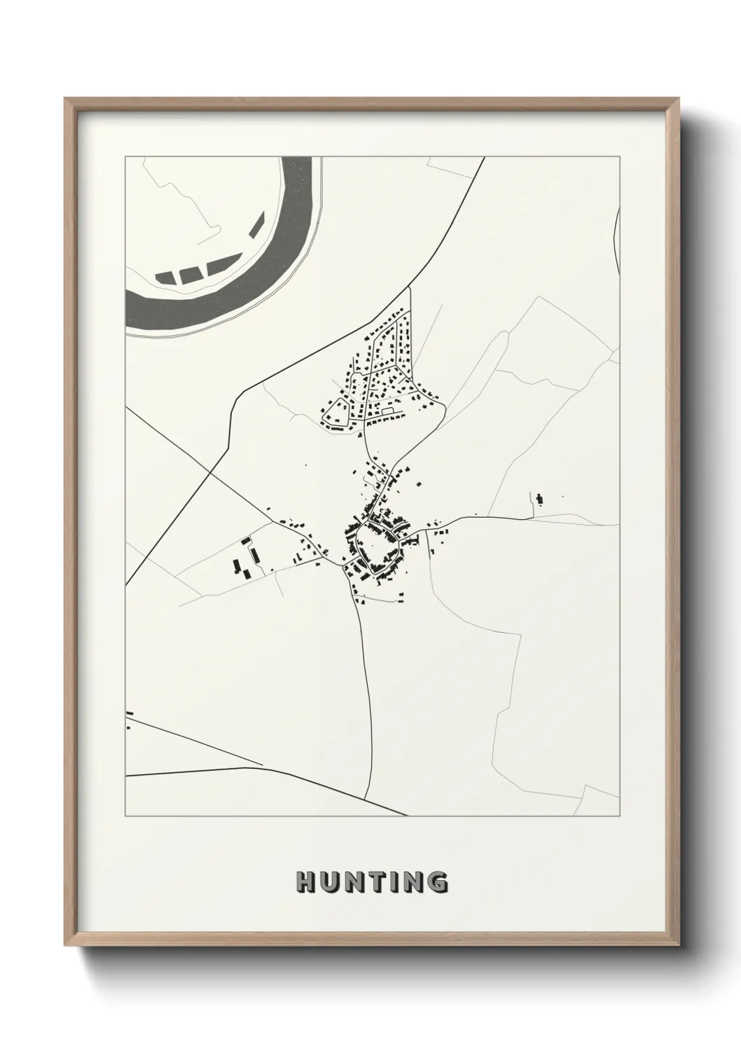 Une affiche de carte sur Hunting