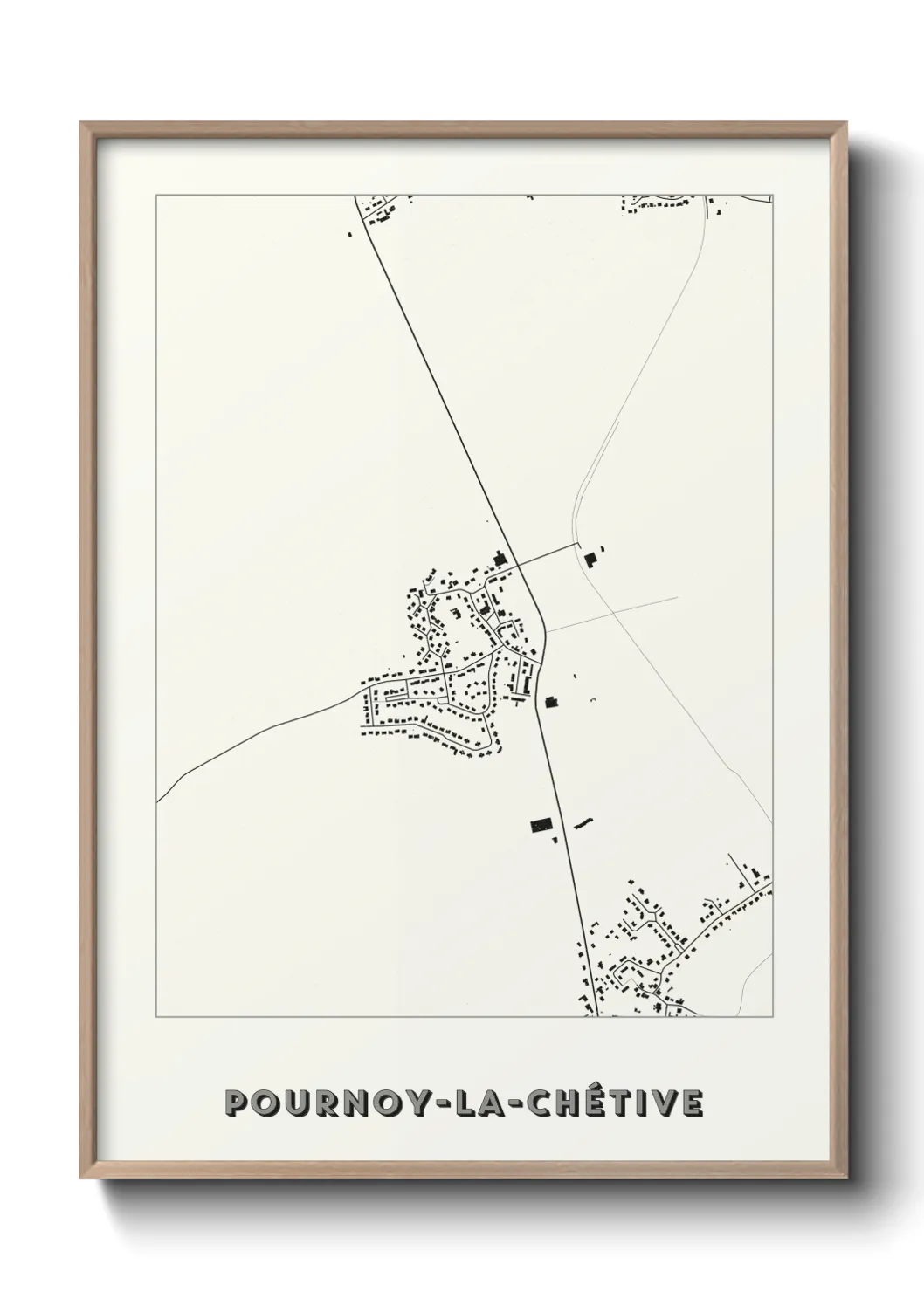Un poster cartePournoy-la-Chétive