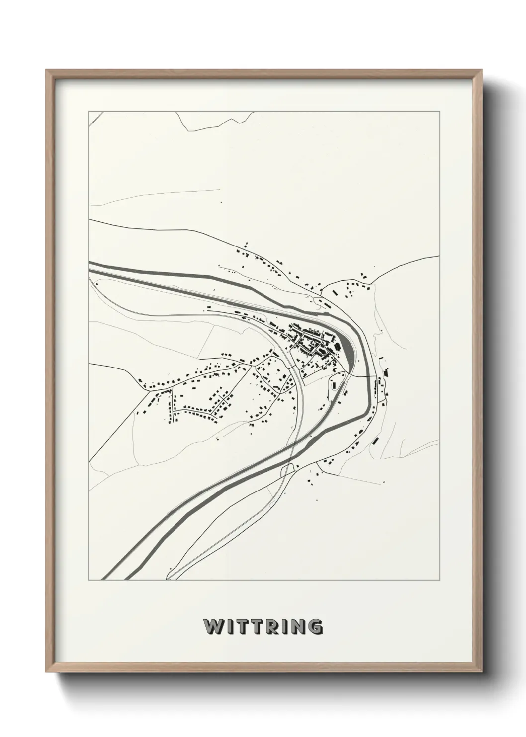 Une affiche de carte sur Wittring