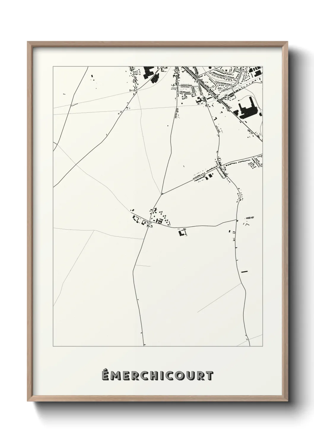 Un poster carteÉmerchicourt