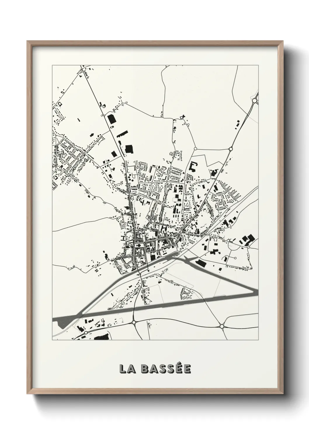 Un poster carteLa Bassée