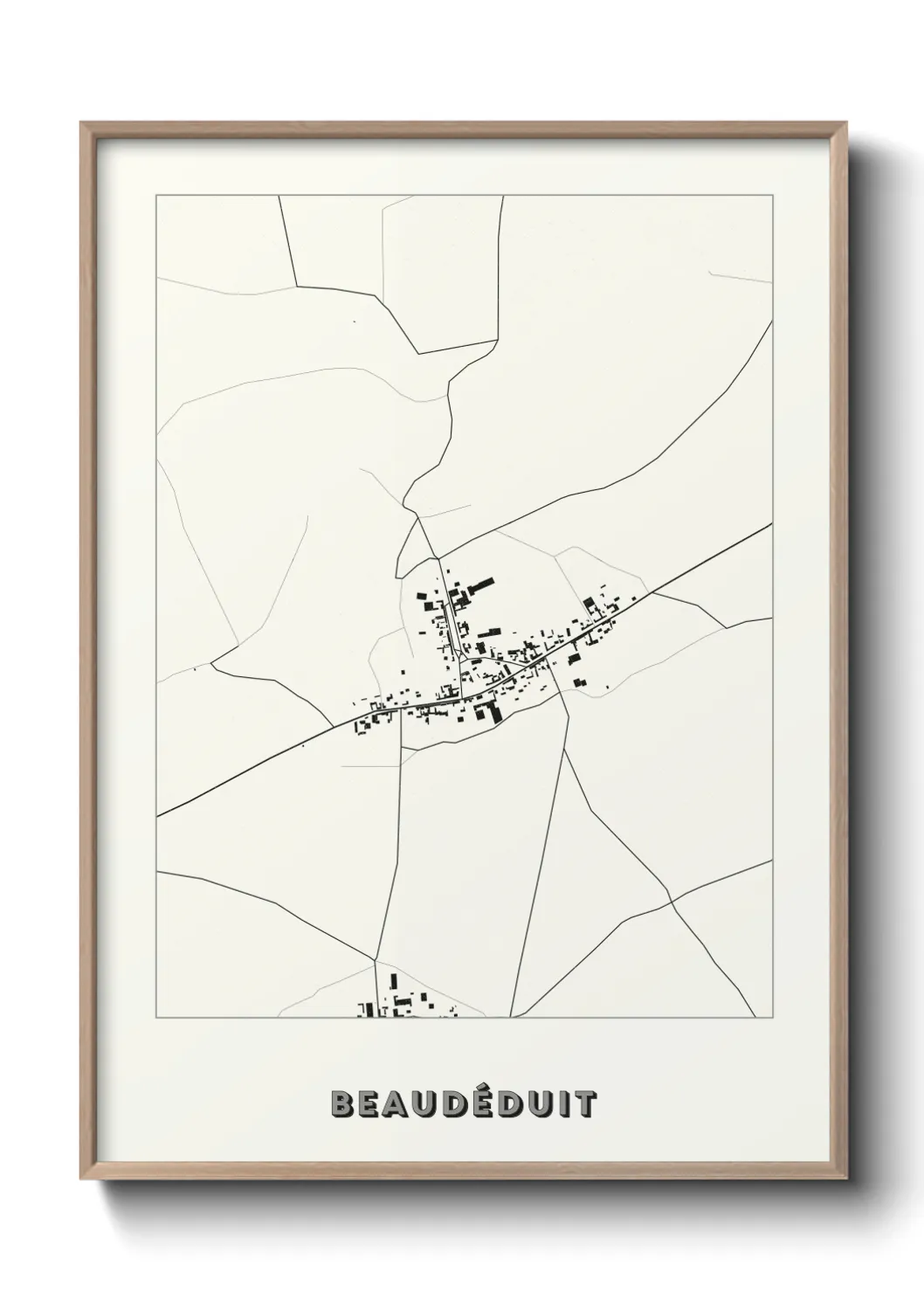 Un poster carteBeaudéduit