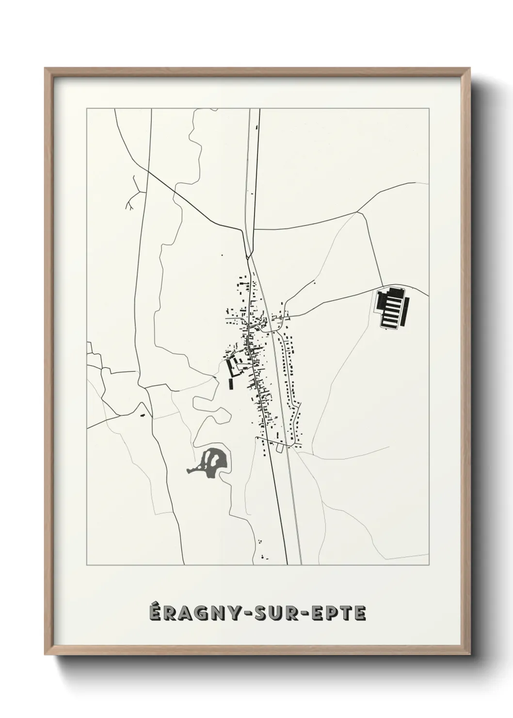 Un poster carteÉragny-sur-Epte