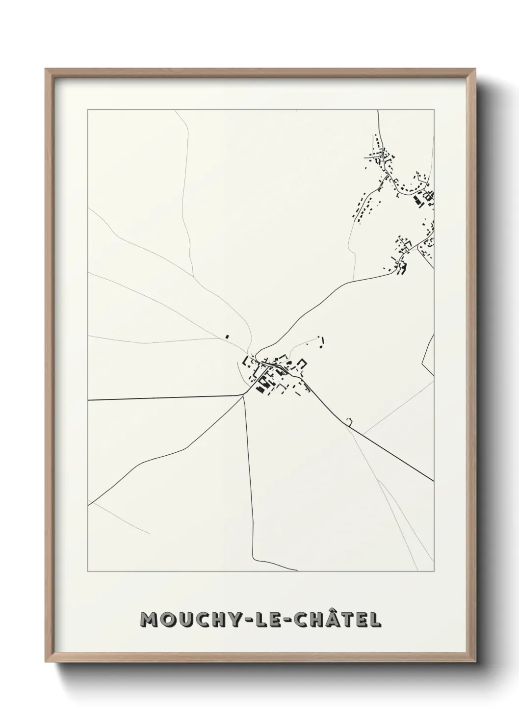 Un poster carteMouchy-le-Châtel