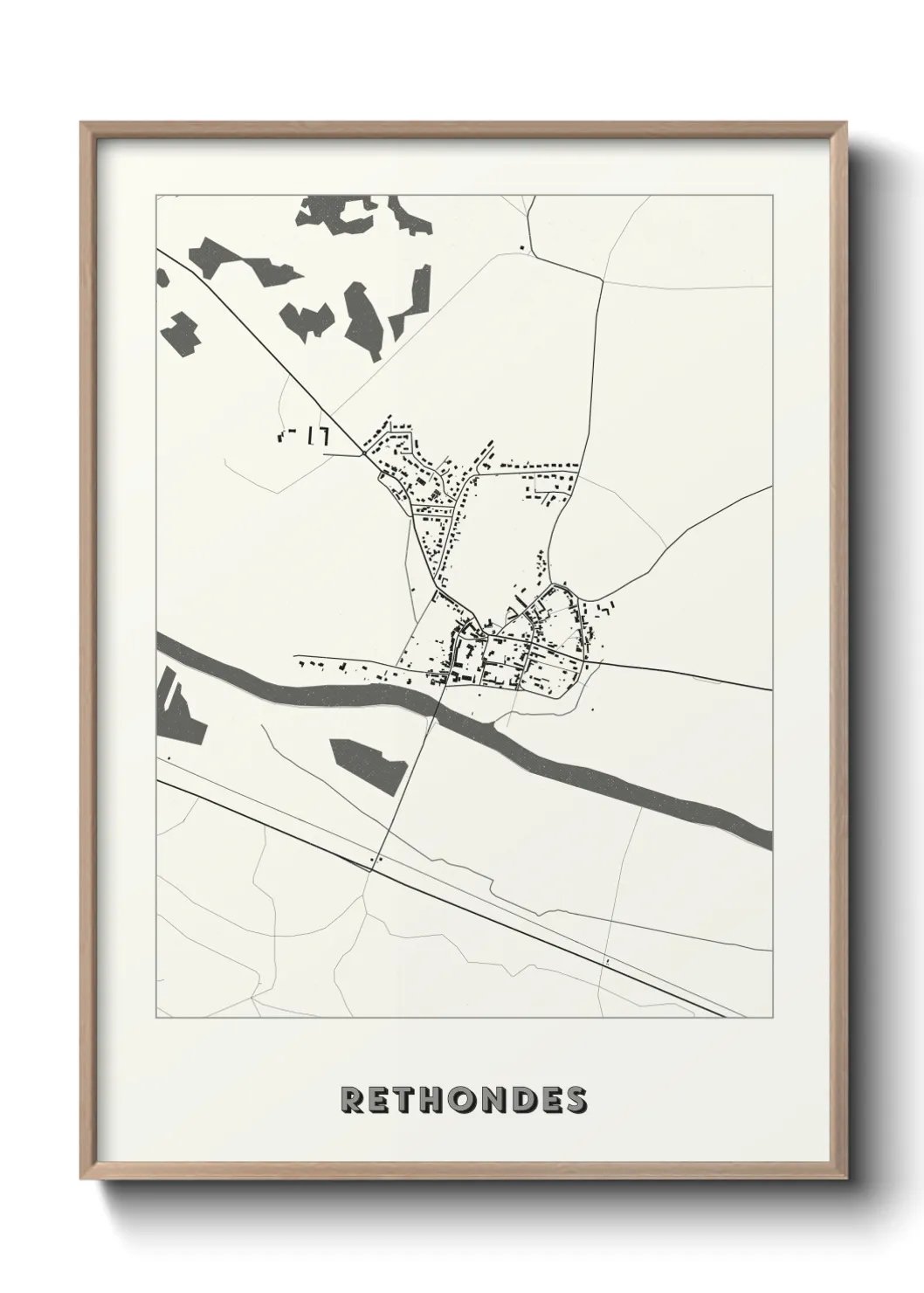 Une affiche de carte sur Rethondes