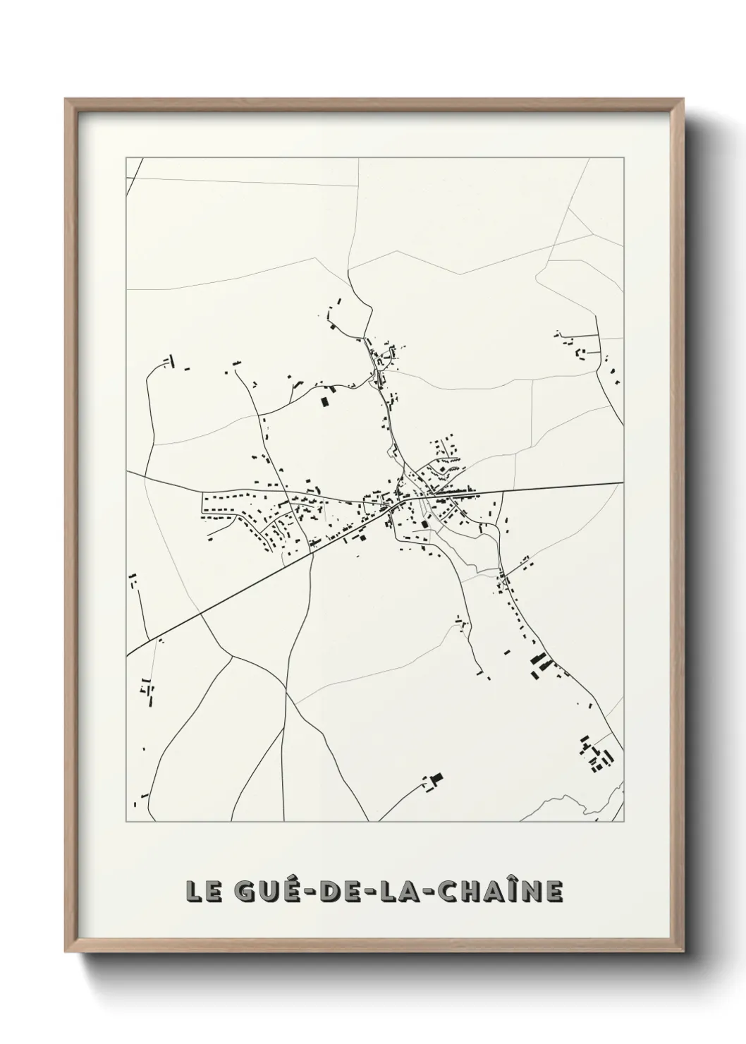 Un poster carteLe Gué-de-la-Chaîne