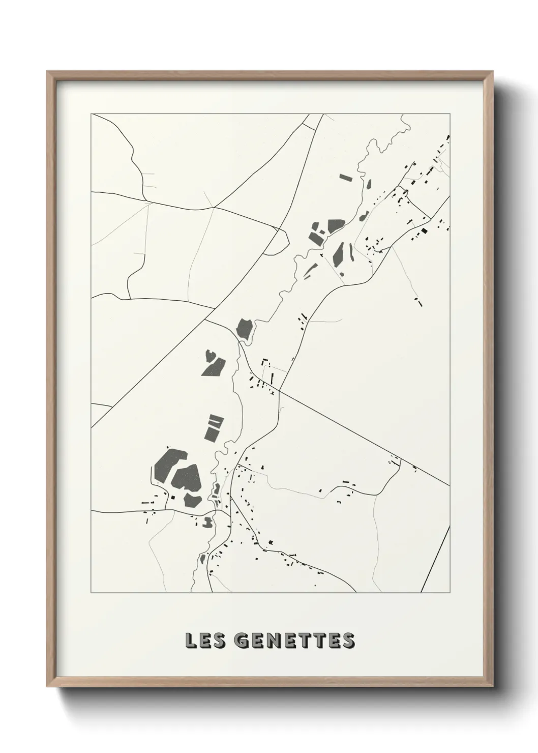 Un poster carteLes Genettes