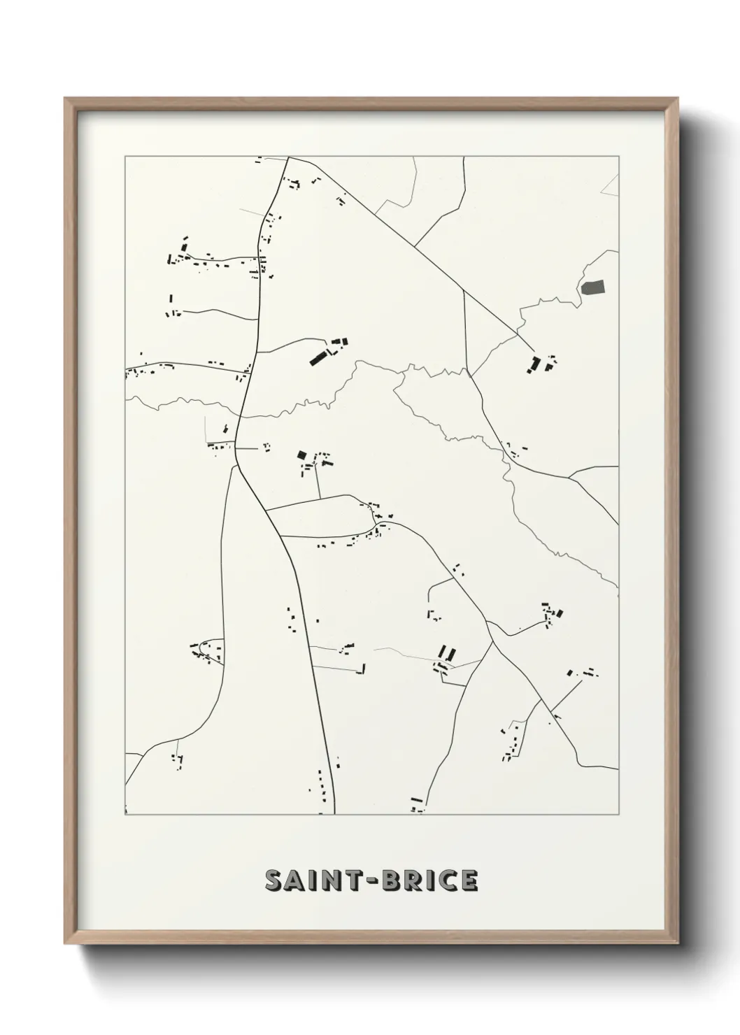 Un poster carteSaint-Brice