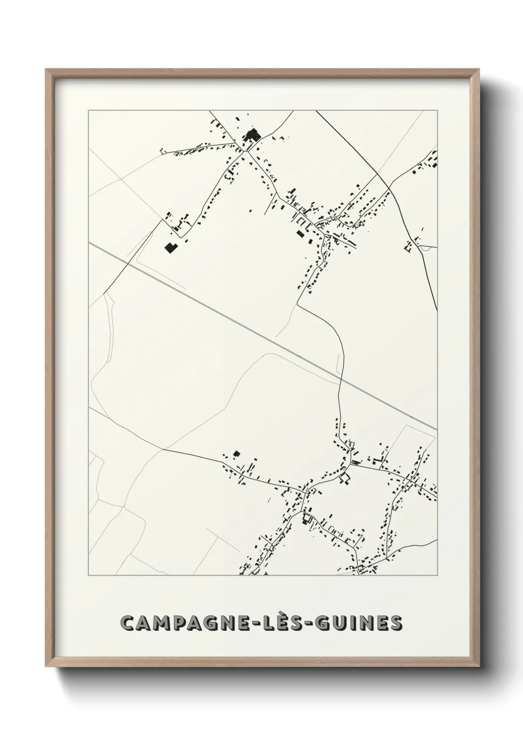 Un poster carteCampagne-lès-Guines