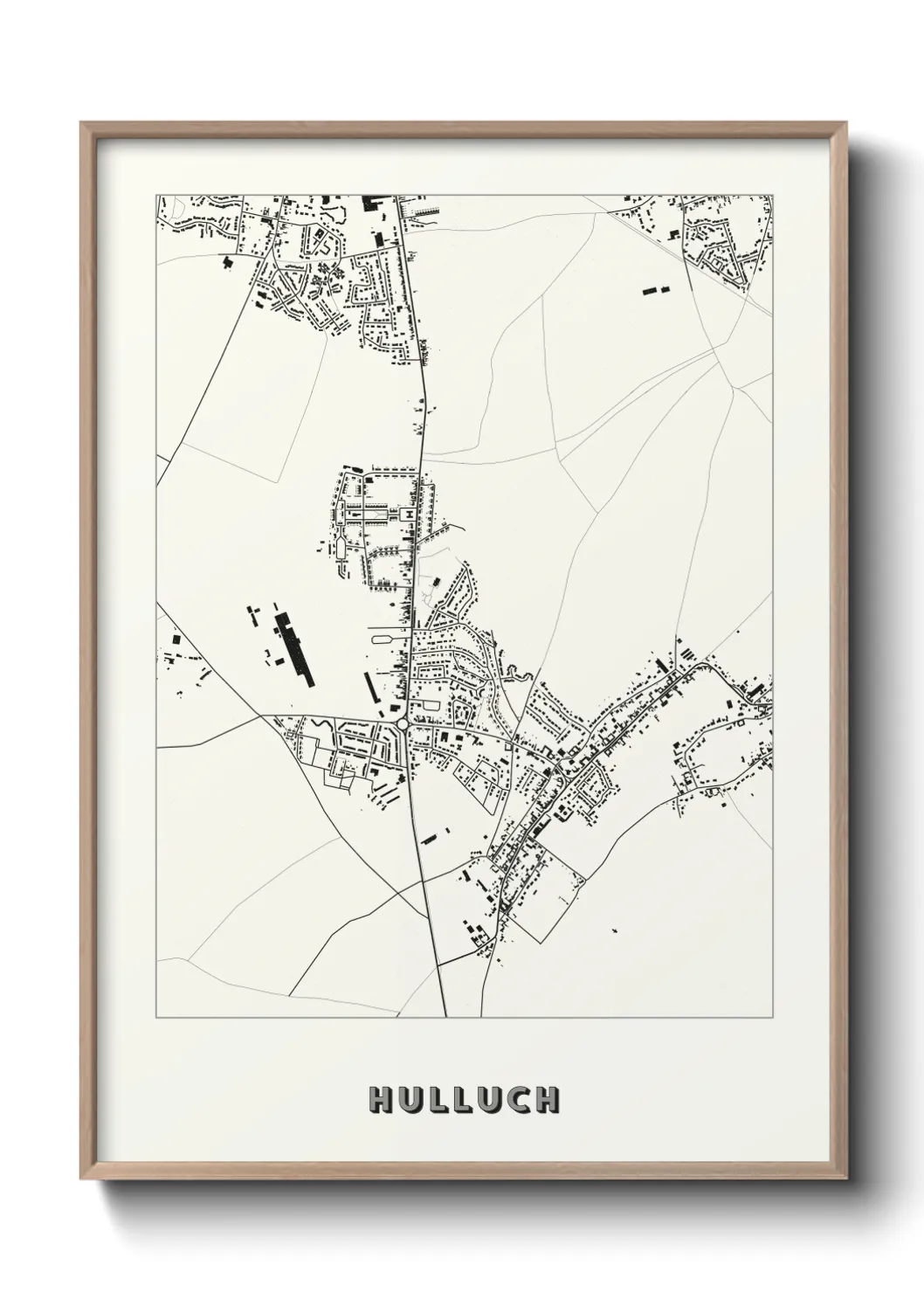 Une affiche de carte sur Hulluch