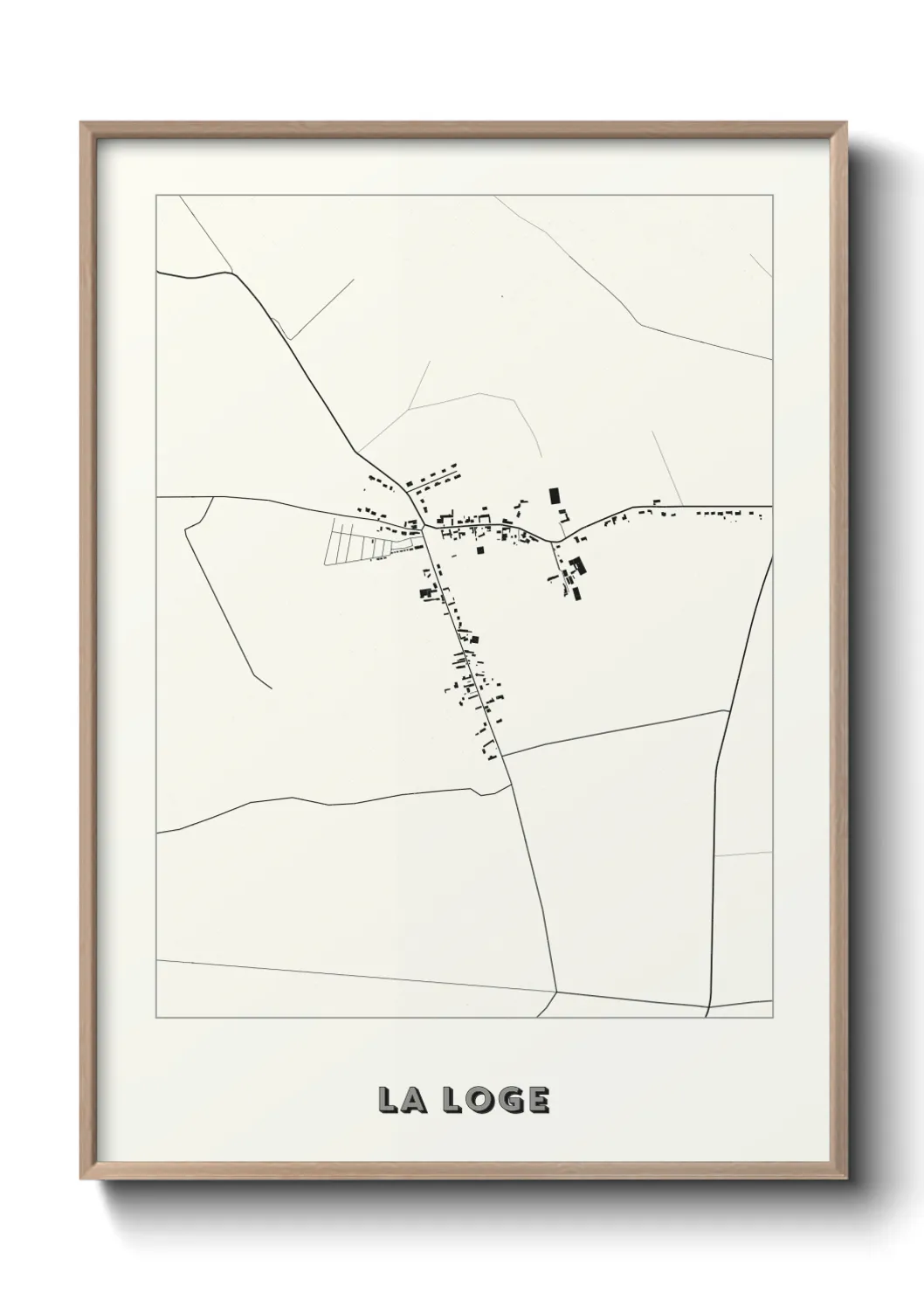 Une affiche de carte sur La Loge