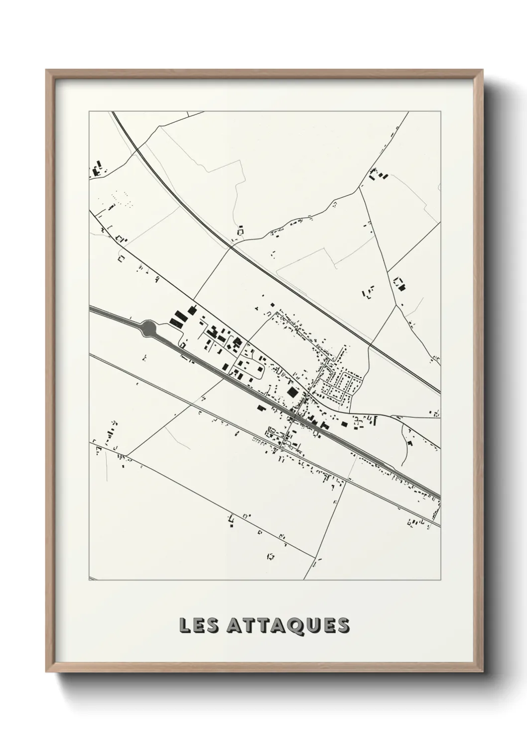 Une affiche de carte sur Les Attaques