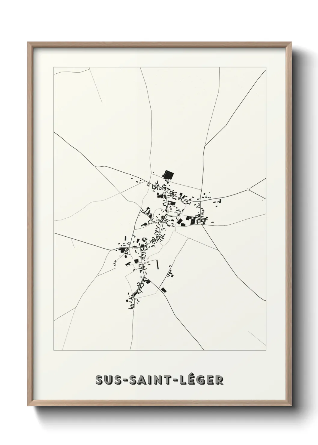 Un poster carteSus-Saint-Léger
