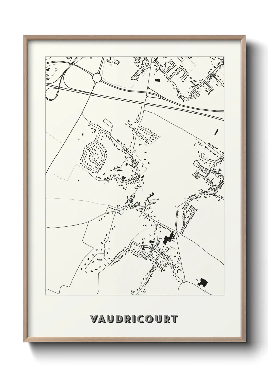 Un poster carteVaudricourt