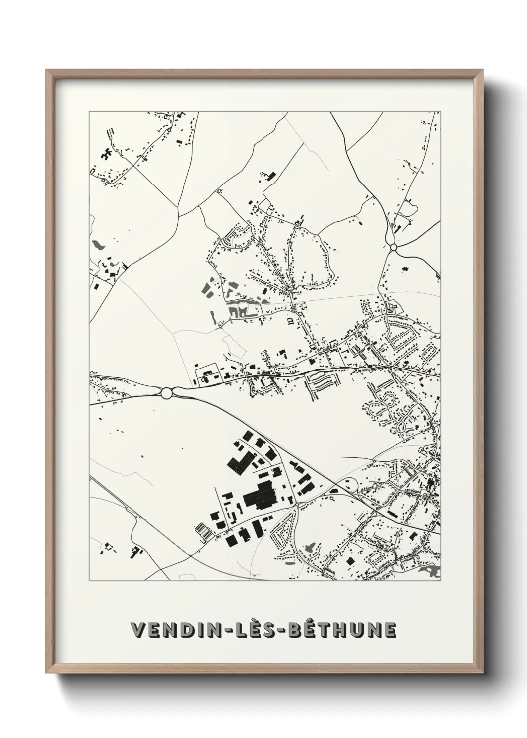 Un poster carteVendin-lès-Béthune