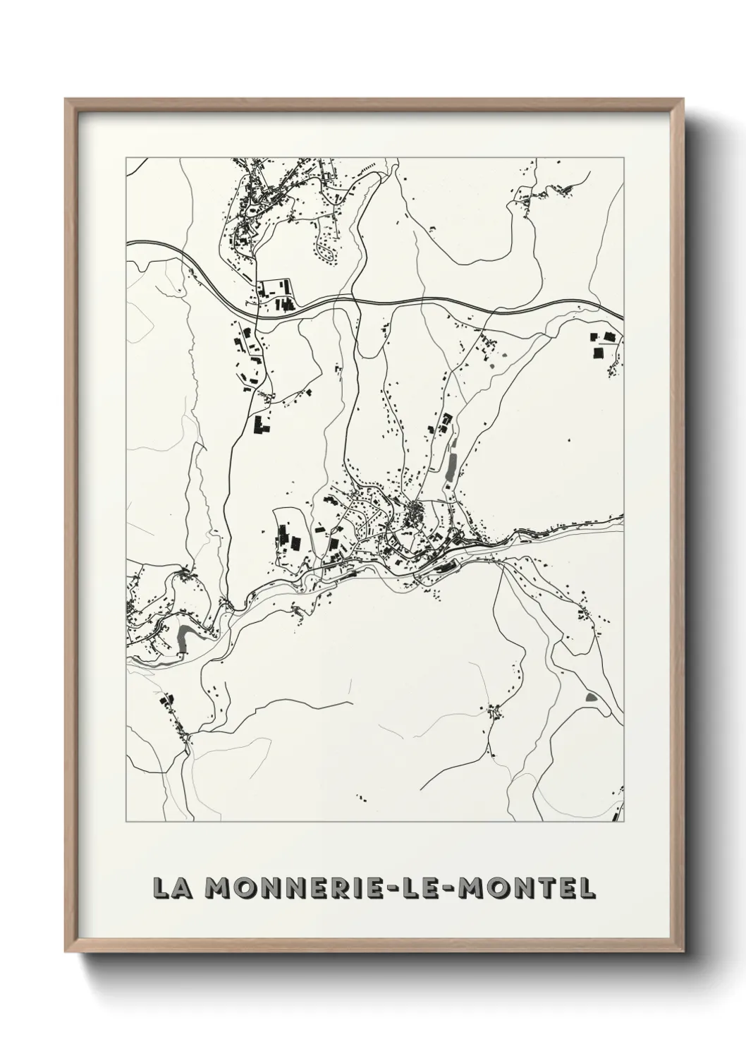Un poster carteLa Monnerie-le-Montel