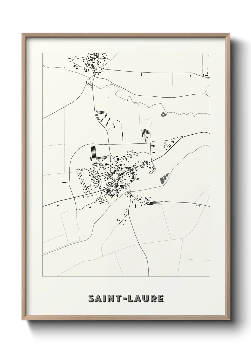 Un poster carteSaint-Laure