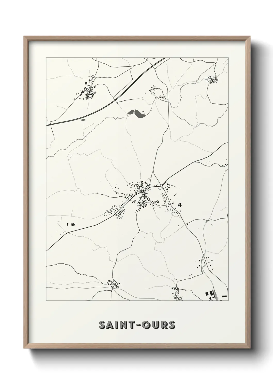 Un poster carteSaint-Ours