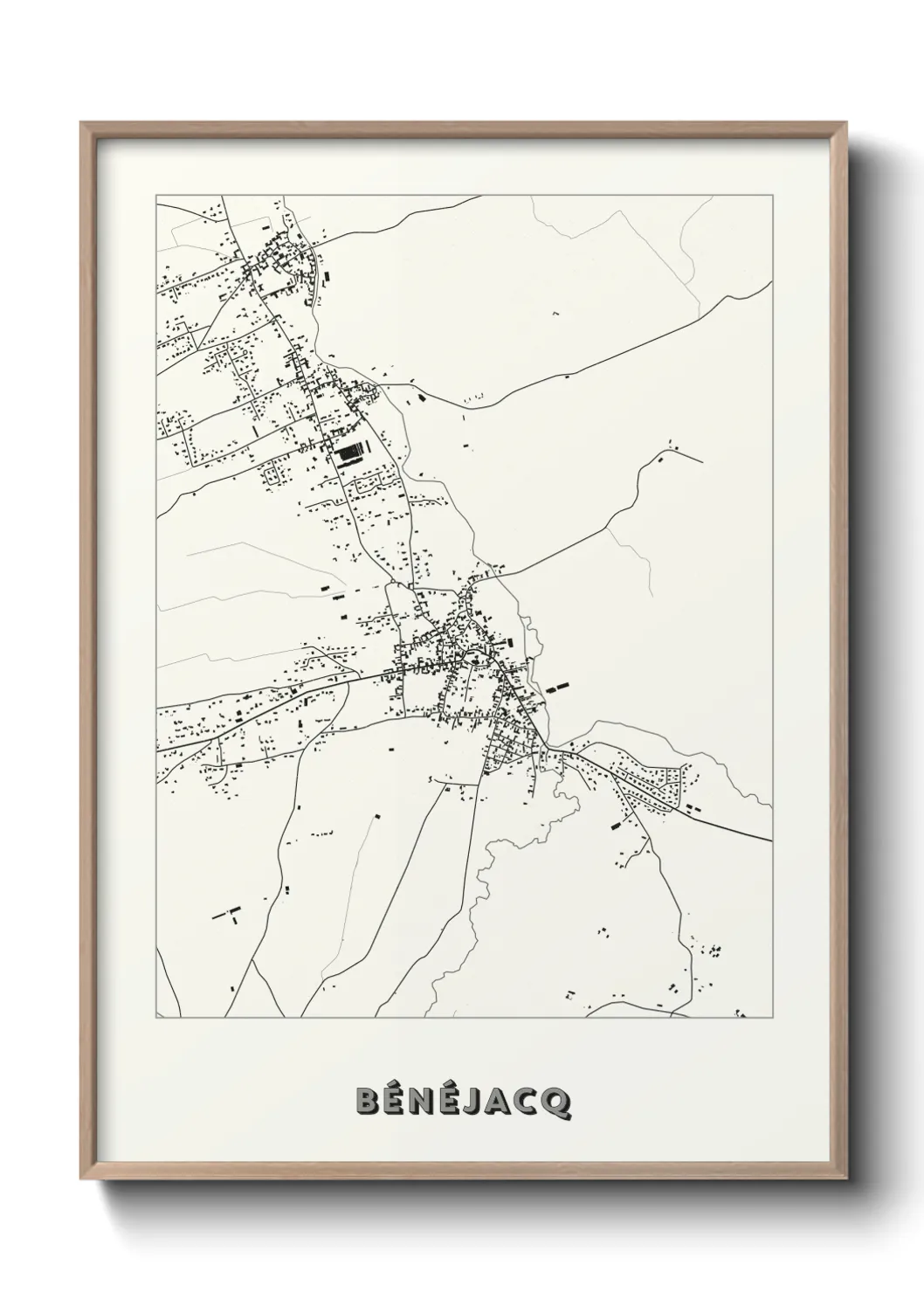 Un poster carteBénéjacq